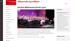 Desktop Screenshot of lyra-witten.de